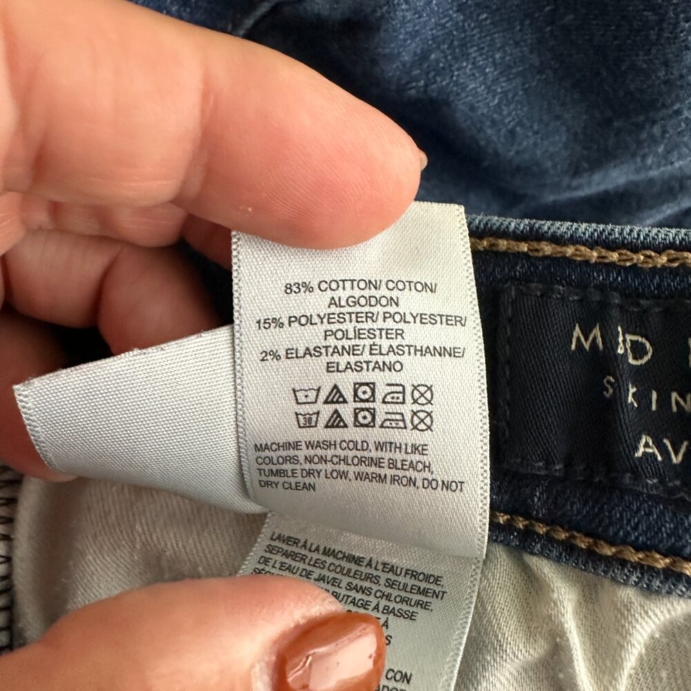 2/$30 Lucky Brand AVA Mid-rise Skinny Jeans Cheyenne 12 #A1388 - Picture 12 of 13